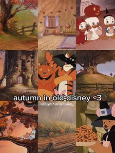 the animated winnie and pooh characters in various scenes