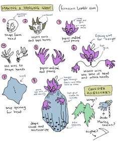 an image of different types of monsters