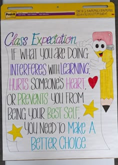 a bulletin board with writing on it that says class exception if what you are doing