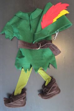 the costume is made to look like an elf