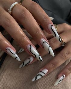 Middle Breast Tattoo, Tiger Nails, Punk Nails, Subtle Nails, Stiletto Nails Designs, Simple Acrylic Nails, Her Nails, Classy Acrylic Nails