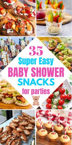 baby shower snacks for babies to eat