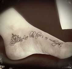 a person with a tattoo on their foot that says, life is better at the beach