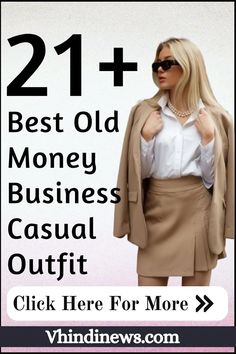 : Explore a curated collection of 21 sophisticated business casual outfits inspired by the timeless old money aesthetic. Elevate your wardrobe with these classic and refined looks that exude elegance and professionalism.

#OldMoneyAesthetic #BusinessCasual #ElegantOutfits #TimelessFashion #ClassicStyle #ProfessionalAttire #SophisticatedLook #OfficeFashion #VintageInspired #RefinedWardrobe American Casual, Rich Women, Casual Work Outfit, Money Aesthetic, Professional Attire, Women's Casual Style, Old Money Aesthetic, Business Casual Outfits, Business Outfits