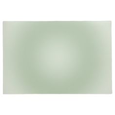 a light green glass plate on a white background