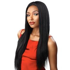 STRAIGHT 26 INCH - Sensationnel Unprocessed Virgin Human Hair 15A HD Lace Wig

Color Shown : NATURAL/BLACK

Hair Style: Straight

Hair length: 26"

Benefits:

15A grade 100% Virgin Human Hair, 26” long, straight style with layers

Ear to Ear with 13″ X 4″ HD Lace Parting Hair
180% Density with Pre-Plucked Hairline
Flexible Mesh Cap with Combs and Straps Parting Hair, Best Human Hair Wigs, Hd Lace Wig, Real Hair Extensions, Natural Hair Wigs, Natural Hair Extensions, Mesh Cap