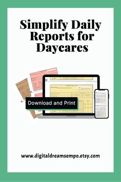 These editable daily report half sheets are a great tool for keeping parents informed. Perfect for in-home daycare and childcare centers, they cover all the essentials 💼 Daily Report, Home Daycare, Parent Communication, Childcare Center, Childcare, Planner Template