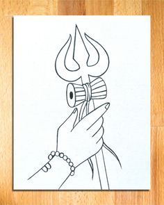 a drawing of a hand holding a burning candle with a flame coming out of it