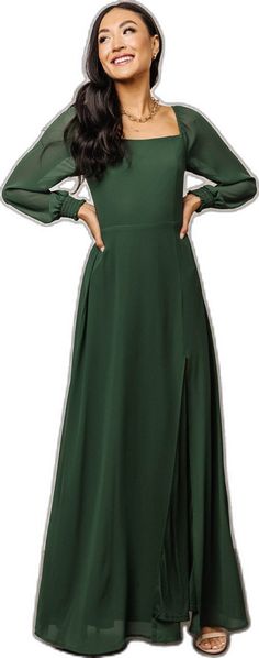 Evergreen Color, Baltic Born, Chiffon Material, Snug Fit, Smocking, Don't Forget, Bodice, Chiffon, Relaxed Fit