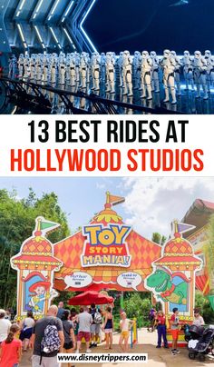 the top rides at hollywood studios with text overlay