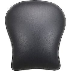 black leather seat cushion for the back of a car