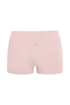 Our lounge shorts are designed to keep you feeling cute while you relax in pure comfort. The shorts gently hug your hips for a more relaxed fit and were made without side seams so they will never dig in or constrict your body. They each feature a dainty cream bow at center front. Save your tight and compressive spandex for the gym. Our signature soft, cotton is breathable and pre-washed for your comfort. These shorts are oh so flattering and finished with high quality, flat laying seams. Low ris Rat Boi, Tights Outfit, Lounge Shorts, Pink Shorts, Dream Clothes, Bike Shorts, Aesthetic Clothes, The Gym, Baby Pink