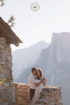 This couple exchanged vows at sunrise at Half Dome with epic views as their backdrop. Photos around Glacier Point made this elopement simply magical. Photo by Alyssa Michele Photo.