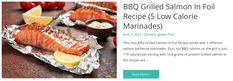 the bbq grilled salmon in foil recipe 5 low calorie marinades