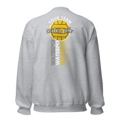 Show your team spirit with our unisex crewneck sweatshirt, made from a comfortable and durable blend of 50% cotton and 50% polyester. This versatile sweatshirt is perfect for water polo teams, offering the perfect balance of warmth and breathability. Customize it with your team name for a personalized touch that makes it uniquely yours. Key Features: High-Quality Fabric: This crewneck sweatshirt is crafted from a 50% cotton and 50% polyester blend, ensuring a soft feel and long-lasting wear. It's perfect for staying warm during those chilly poolside days. Unisex Fit: Designed to look great on everyone, this sweatshirt comes in a range of sizes (S, M, L, XL, XXL) to ensure the perfect fit for all team members. Customizable Design: Add your water polo team name to the front of the sweatshirt Water Polo Team, Polo Team, Team Sweatshirts, Water Polo, All Team, Team Name, Professional Look, Team Names, Team Events