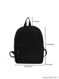 BagForLove - Versatile Corduroy Backpack - Stylish and Functional Product Description Color Black Composition 100% Polyester Bag Size Medium Pattern Type Plain Material Polyester Closure Type Zipper Type Classic Backpack Size Chart INCH CM Handle Height Strap Length Bag Height Bag Width Bag Length 3.1 inch 33.1 inch 13.4 inch 4.7 inch 10.6 inch Handle Height Strap Length Bag Height Bag Width Bag Length 8 cm 84 cm 34 cm 12 cm 27 cm Details Pictures Similar Products h2 { text-align: center; } /* æ¢è¡ */ li{ white-space: normal; word-break: break-all; word-wrap: break-word; } .red-box { width: 100%; display: flex; flex-direction: row; flex-wrap: wrap; justify-content: center; } .red-box > div { width: 190px; height: 250px; margin: 10px; } .red-box > div > a > img { width: 190px; height: 250 Casual Corduroy School Backpack, Corduroy Travel Bag For Back To School, Corduroy Standard Backpack, Corduroy Travel Backpack, Corduroy Backpack For Everyday Use, Corduroy Backpack For Daily Use And Back To School, Corduroy Everyday Backpack, Corduroy Standard Backpack For Everyday Use, Back To School Corduroy Backpack For Daily Use