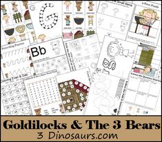 goldilocks and the 3 bears printable worksheet