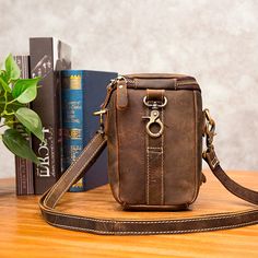 Fashion Leather Multifunction Summer Hook Messenger Crossbody Bag Design Cigarette Case 6" Phone Pouch Waist Belt Bag [23y 8m 15d] Outdoor Shoulder Phone Bag, Portable Rectangular Bag For Everyday Carry, Outdoor Rectangular Camera Bag With Removable Pouch, Rectangular Outdoor Bag With Card Slots, Portable Brown Phone Bag For Outdoor, Brown Outdoor Phone Bag, Travel Shoulder Bag Pouch With Card Slots, Outdoor Phone Bag With Removable Pouch, Rectangular Leather Phone Bag For Outdoor