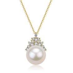 10-11mm Freshwater Pearl pendant This popular necklace design features AAAA quality, round freshwater pearls measuring 10-11mm. Material: Freshwater Pearl with 925 sterling silver and cubic zirconia Vermeil (noun)"ver·may"A unique blend of high-quality, precious metal, without the hefty price tag. Unlike regular gold plating, a thick layer of 18ct gold is layered on top of a sterling silver base. Put simply, gold-plated vermeil gives you the best quality for the best price. And you would love th Pearl Photography, Pearls Photography, Popular Necklaces, White Gold Pendant Necklace, Pearl Jewelry Necklace, Necklace Design, Freshwater Pearls Earrings, Necklaces Jewelry, Pearl Types