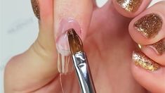 Gel Extension Nails, Fantastic Nails, Nail Training, Sculpted Gel Nails, Ombre Gel Nails, Nail Hacks, Extension Nails, Video Makeup