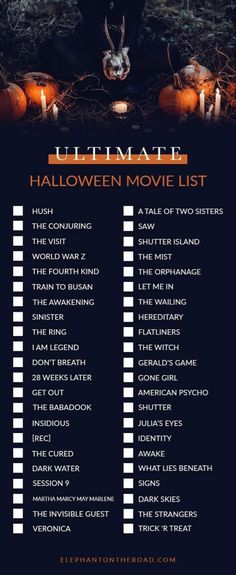 the ultimate halloween movie list is here