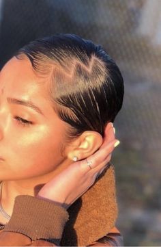 Slicked Back Hairstyles, Laid Edges, Hair Supplements, Edges Hair, Girls Natural Hairstyles, Slicked Back Hair, Natural Hair Styles Easy, High Ponytail