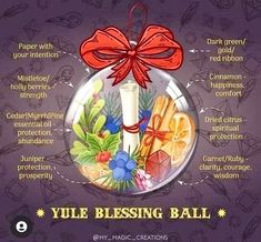 Yule Ball Ornament, Homemade Yule Ornaments, Yule Diy Crafts, Homemade Yule Gifts, Yule Gift Ideas, Yule Ornaments Diy, Yule Magick, Diy Yule Gifts, Yule Diy