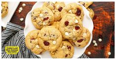 Cranberry and White Chocolate Chip Cookies