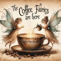 the coffee fairies are here coffee is my favorite