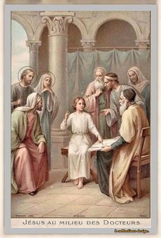 an image of jesus meeting with the doctors