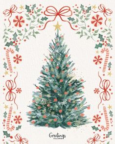 Design a Holiday Card To Match Your Christmas Tree Christmas Advocate Art, Twinkling Tree, Halloween Invitaciones, Holiday Writing, Butterfly Birthday Cards, Greetings Island, Happy Holiday Cards, Advocate Art