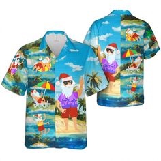 The best hawaiian shirts for men, hawaiian shirt for women and kids are available, designed just for you. Fabric: four-way stretch (95% polyester and 5% spandex) Regular fit Fabric Weight: 120 g/m². Care Instruction: Machine washes cold with similar colors, do not bleach, tumble dry low, do not iron, and do not dry clean. Reliable quality Refreshing and breathable, comfortable material, No DISCOLORATION after long washing. Hight Quality Fabric High quality fabric is soft and comfortable, and its prefect structure supports the fit of the outfit. Unisex & Perfect Gifts This product is crafted from a premium polyester and spandex blend, making it both comfortable and durable. Each panel is individually printed, cut and sewn to ensure a flawless graphic with no imperfections. And high definiti Hawaiian Short Sleeve Top For Holiday, Hawaiian Holiday Top With Short Sleeves, Hawaiian Style Short Sleeve Top For Holiday, Holiday Tropical Short Sleeve Top, Casual Short Sleeve Hawaiian Shirt For Holiday, Holiday Custom Print Short Sleeve Tops, Tropical Short Sleeve Top For Holiday, Holiday Tops With Custom Print And Short Sleeves, Summer Holiday Hawaiian Shirt Printed