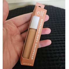 E.L.F. Elf Hydrating Camo Concealer Full Coverage Satin Medium Golden. New! Elf Hydrating Camo Concealer, Clean Girl Makeup Tutorial, Hydrating Camo Concealer, Elf Concealer, Olive Undertones, Concealer Stick, Elf Makeup, Too Faced Concealer, Neutral Undertones