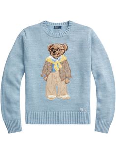 Polo Ralph Lauren Polo Bear Pullover Clothing Ralph Lauren Pullover, Cotton Jumper, Cable Knit Jumper, Long Sleeve Jumper, Dolce E Gabbana, Knitted Jumper, Ralph Lauren Men