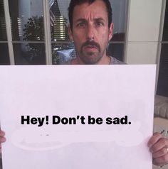 Celebrities Holding Signs, Adam Sandler Memes, Adam Sandler Funny, Yabba Dabba Doo, Romance Comedy, Comedy Quotes, Rick Ross, Art Humor, Tattoos Art