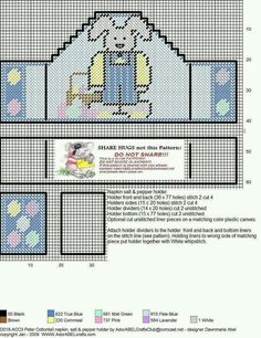 a cross stitch pattern for a baby's crib with an elephant on it