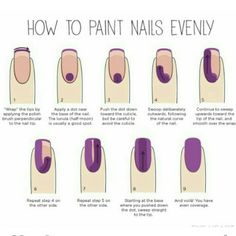 How to paint evenly How To Paint Nails, Nail Painting Tips, Pedicure Tips, Paint Nails, Nail Techniques, Gel Nail Tips, Makijaż Smokey Eye, Manicure At Home, Manicure Y Pedicure