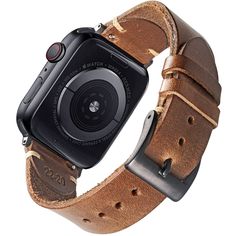 PRICES MAY VARY. 【Beautiful Horween Leather and Skillfully Made Watch Strap】- Horween Genuine, more than just a color, it is a very specific leather, from a particular part of a horsehide. It's beefy, thick, and supple, better for daily wear and sports watches. Heavy duty leather Apple watch band, soft at first without break-in time, the leather smell is gorgeous as is the finishing. 【Compatible Models】Adorve stretchy braided straps compatible with Apple watch band iWatch SE 38mm 40mm 41mm 42mm Leather Apple Watch Band, Horween Leather, Daily Gift, Apple Watch Bands Leather, Leather Watch Strap, Braided Strap, Apple Watch Band, Sport Watches, Watch Strap