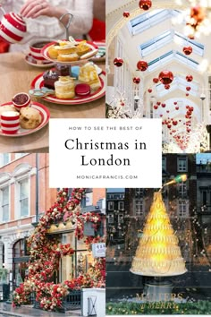 christmas in london with the words how to see the best of christmas in london