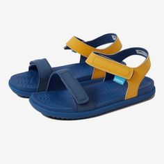 Wheat Frontier/Frontier Blue New With Tags Blue Non-slip Sandals For Vacation, Comfortable Slip-resistant Blue Sandals, Comfortable Blue Sport Sandals For Vacation, Blue Non-slip Sport Sandals For Vacation, Comfortable Blue Sandals With Rubber Sole, Blue Open Toe Sport Sandals For Vacation, Comfortable Blue Sandals For Outdoor, Open Toe Sandals For Summer, Casual Blue Sport Sandals For Vacation