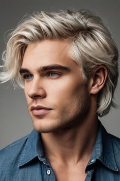 Exploring 33 Diverse White Hair Color for Men Ideas Across Silver and Ash Tones