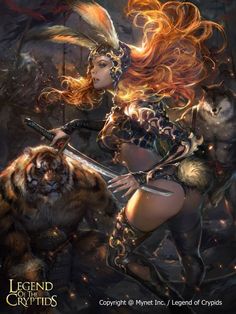 Legend Of Cryptids, Woman Concept Art, Legends Of The Cryptids, Cryptids Art, Ashe League Of Legends, Wow Art