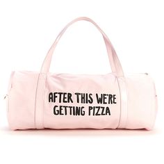 Our favorite Ban.do gym bag! Cute Gym Bag, Pink Gym, Best Gym, Pink Handbags, Fitness Gifts, Pink Purse, Sport Motivation, Reusable Shopping Bags, Work It