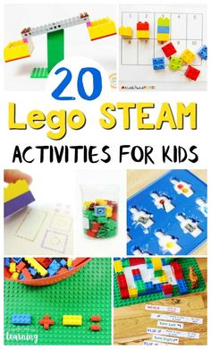 20 lego steam activities for kids to play with