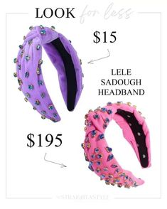 I love this look for less designer inspired lele sadoughi headband! Amazon headband Amazon Headband, Pink Jewels, Love This