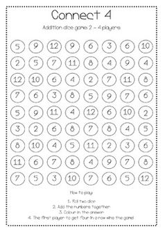 a printable worksheet for the number 1 to 10 with numbers on it