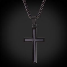 Description
The Cross symbolizes love and redemption, perfect to show your faith. Christian black enamel cross pendant necklace for men and women, fairly detailed and good sized. Classic cross-design, perfect to wear every day. Made of 316L stainless steel, hypoallergenic and friendly to your sensitive skin. Perfect minimalist fashion cross necklaces for birthday gifts, Valentine's Day gifts, Christmas gifts, and baptism gifts. 


Detail

SPU: RP20126
Collection: Cross Necklaces
Brand: FaithHear Black Cross Necklace As Gift, Black Cross Pendant Necklace Gift, Black Cross Pendant Necklace For Gift, Black Stainless Steel Necklace With Cross Pendant, Black Stainless Steel Cross Pendant Necklace, Black Stainless Steel Cross Jewelry, Black Cross Pendant Jewelry Gift, Black Stainless Steel Cross Pendant Jewelry, Black Stainless Steel Crucifix Necklace