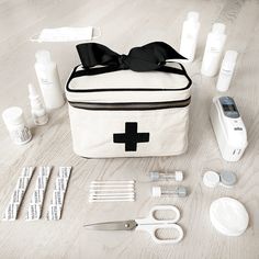 Meds and First Aid Storage Box | Bag-all Smart Organization, Packing Cubes, Pet Bottle, Travel Organization, Travel Pouch, First Aid