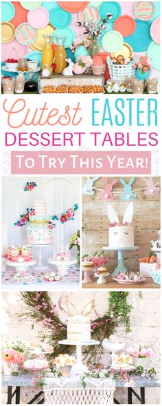 easter dessert tables to try this year