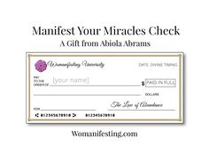 a new moon check is shown with the words, $ 1 00 per dollar and an image of a woman's face